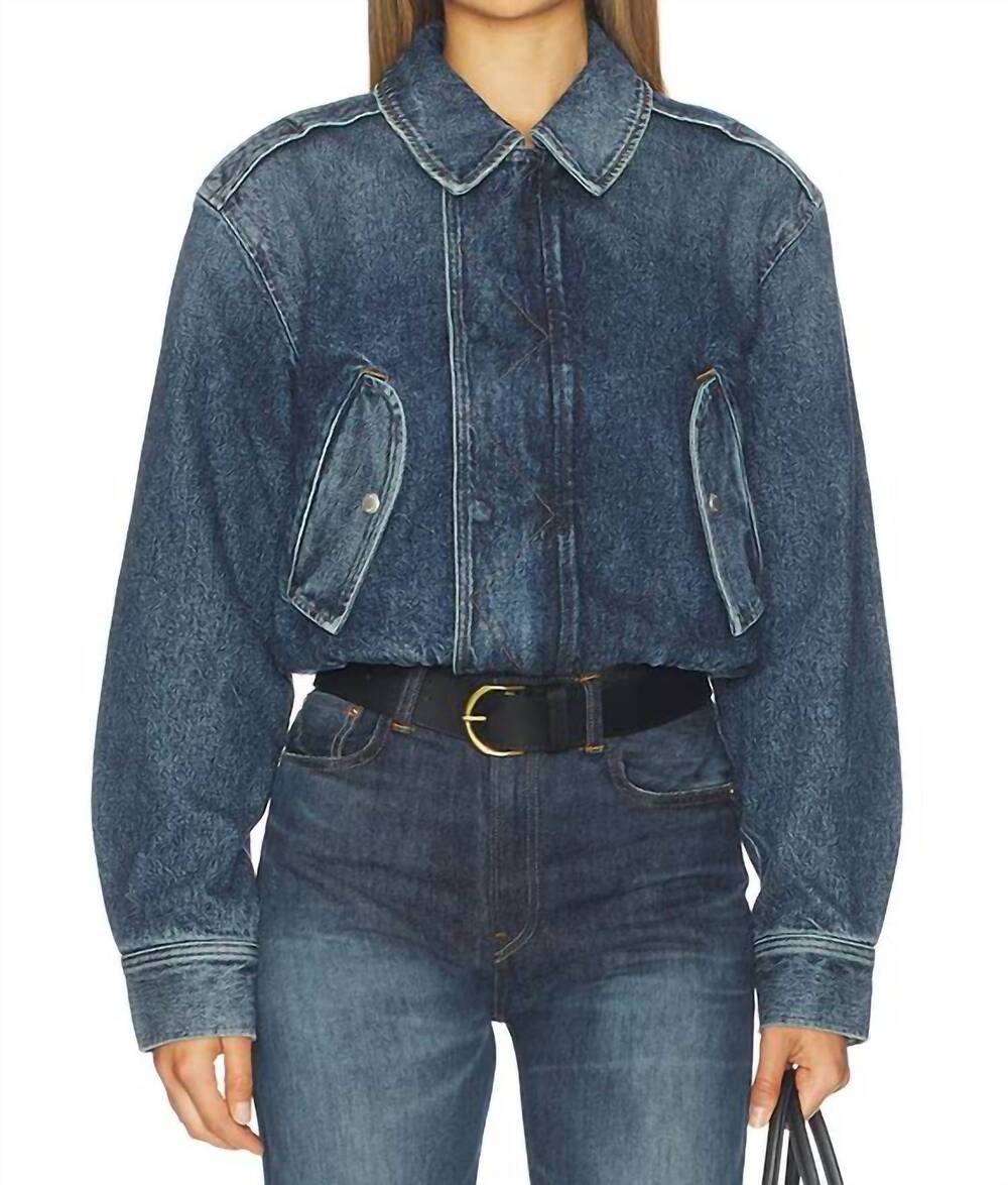 NEW AGOLDE shane jacket in arcadia